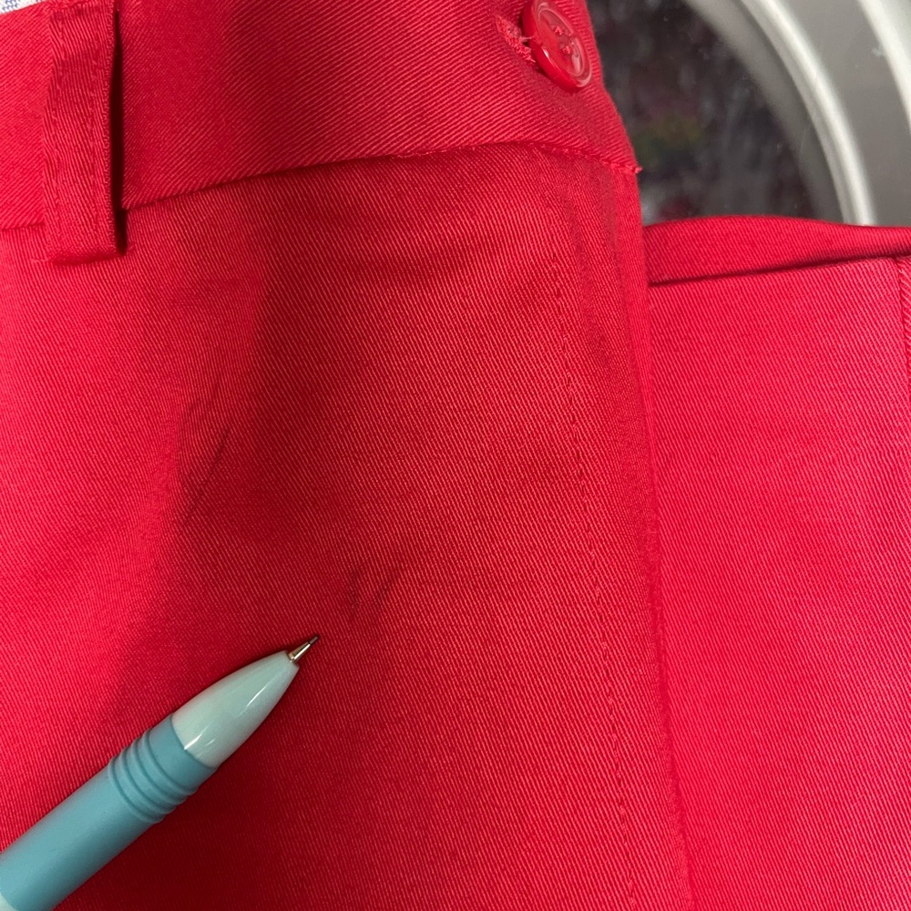 Kim Rogers Bright Red 2 Pocket Women's Shorts NWOT - Picture 9 of 10